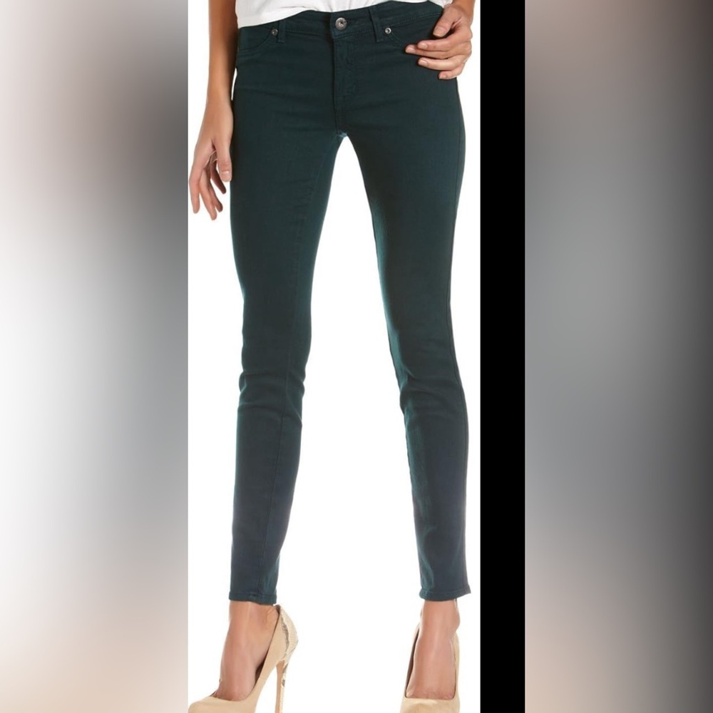 Rag & Bone skinny scarab green jeans. Women size 29‎